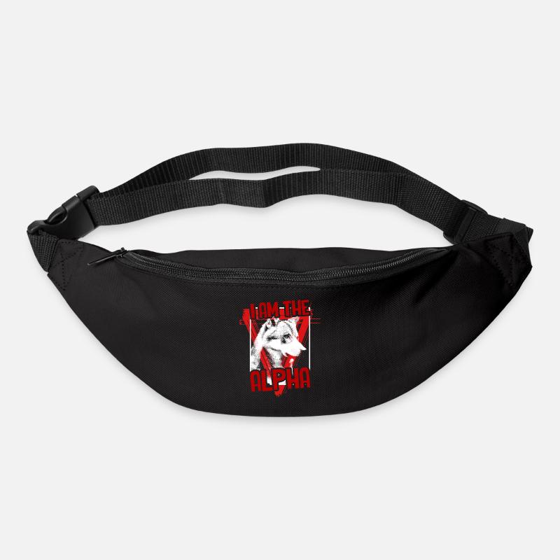Mauvais loups loups de lune - Sac banane - noir