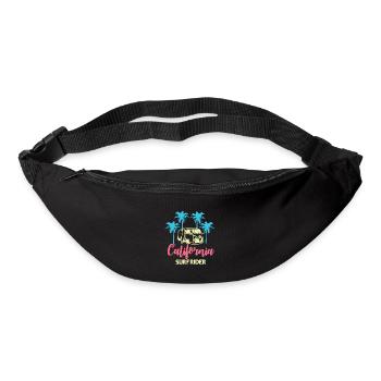 California USA Amerika West Coast Beach Surf Rider - Gürteltasche - Schwarz - Vorne