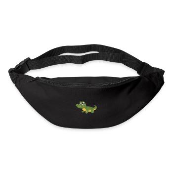 crocodile - Sac banane - noir - Devant