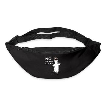 No Drama Llama Alpaca Llama Jogging Gift - Bum bag - black - Front