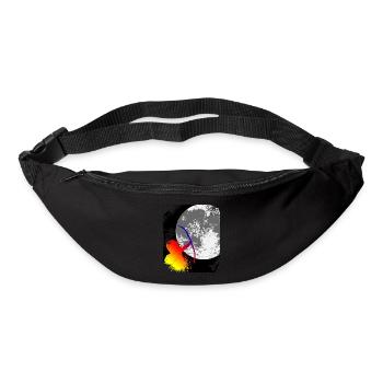 Bogenschießen - Mond Schuß - Gürteltasche - Schwarz - Vorne