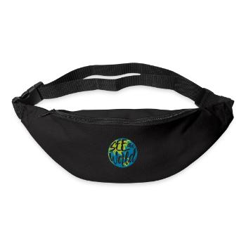 Voyage dans le monde - Sac banane - noir - Devant