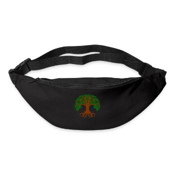Lebensbaum Germanen Kelten und Yoga - Gürteltasche - Schwarz - Vorne