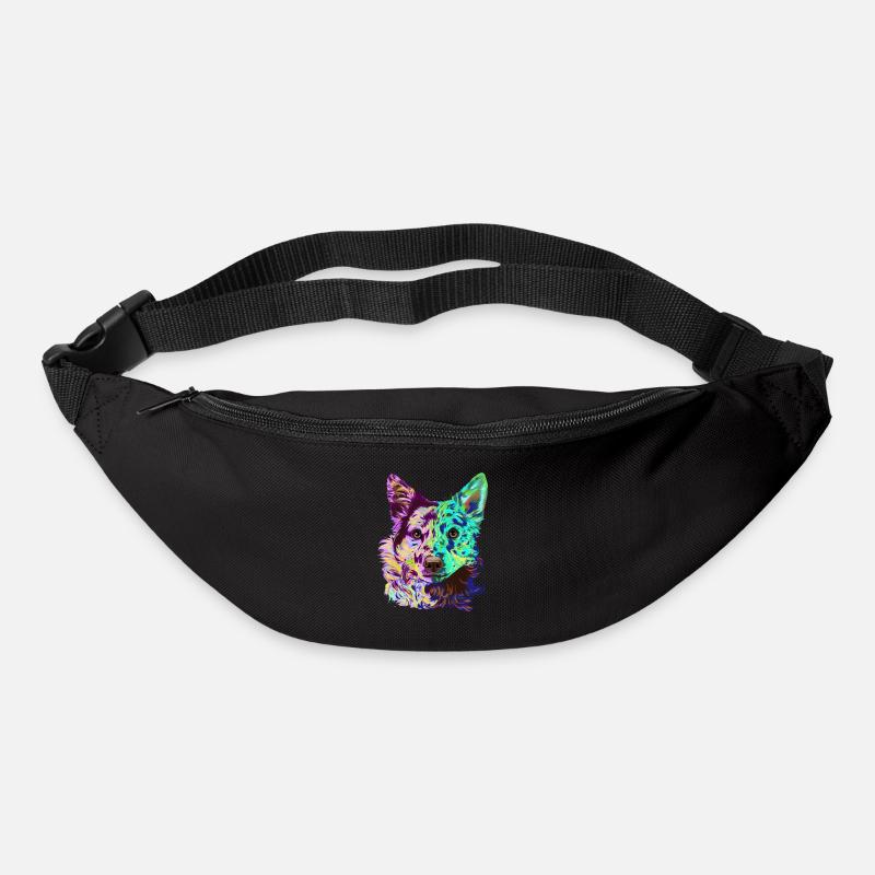Splash Mudi Hund - Gürteltasche - Schwarz