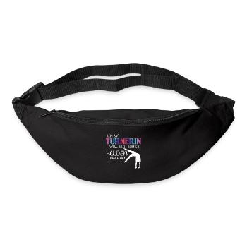 Turnen Handstand Spruch Trainer - Gürteltasche - Schwarz - Vorne