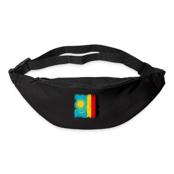 Kazakhstan Allemagne drapeau Kazakhstan - Sac banane - noir - Devant