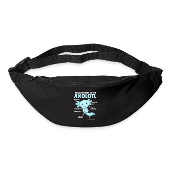 Axolotl Explanation Anatomy of an Axolotl - Bum bag - black - Front