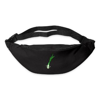 Comic Frühlingszwiebel - Gürteltasche - Schwarz - Vorne