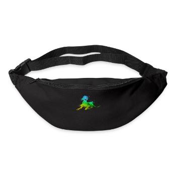Magyar Vizsla coloré - Sac banane - noir - Devant