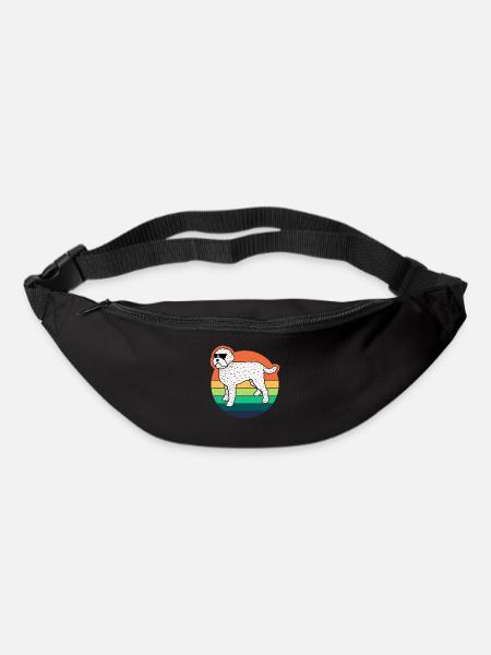Lagotto Romagnolo Hund Retro Witz Hunde - Gürteltasche - Schwarz