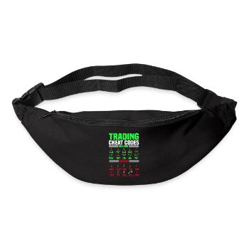 Trading, Trader, Exchange, Crypto - Bum bag - black - Front