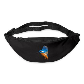 Fliegender Eisvogel - Gürteltasche - Schwarz - Vorne