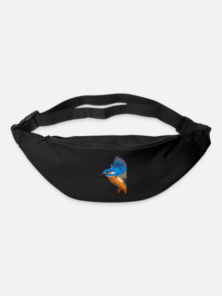Martin-pêcheur volant - Sac banane - noir