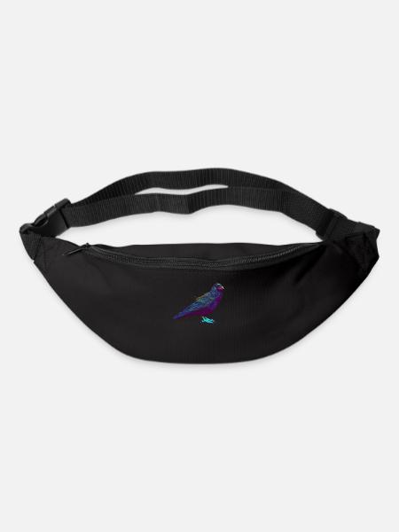 Splash Raven Crow - Sac banane - noir