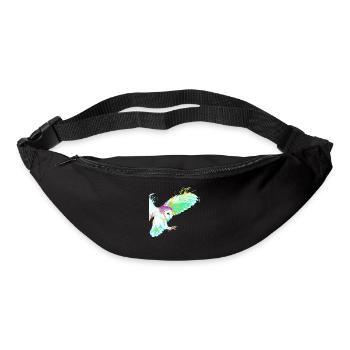 Flying Splash Bird Owl - Bum bag - black - Front