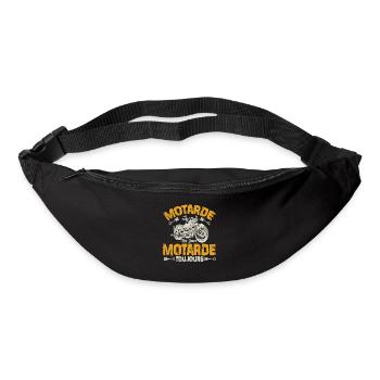Motarde Un Jour Motarde Toujours - Sac banane - noir - Devant