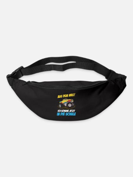 Schulkind Schulanfang Einschulung Monstertruck - Gürteltasche - Schwarz