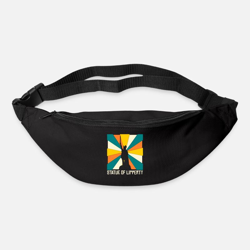 Hermannsdenkmal Retro Detmold Lippe - Gürteltasche - Schwarz