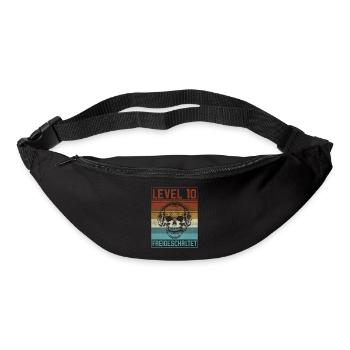 10. Geburtstag Gamer Level 10 Jahre - Gürteltasche - Schwarz - Vorne