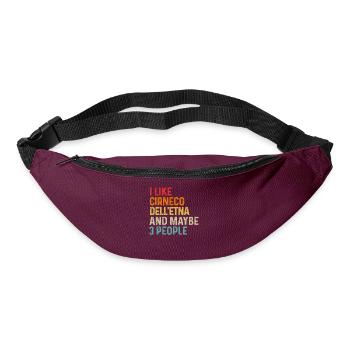 I Like Cirneco Dell'etna And Maybe 3 People Dog - Bum bag - burgundy - Front