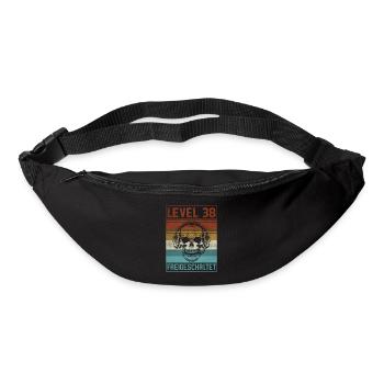 38. Geburtstag Gamer Level 38 Jahre - Gürteltasche - Schwarz - Vorne