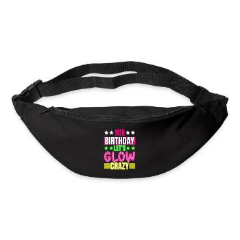 Sweet 14 Let's Glow Crazy Colorful - Bum bag - black - Front