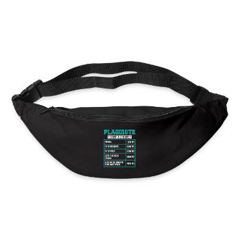 Le Tarif Horaire D'un Plaquiste - Sac banane - noir - Devant