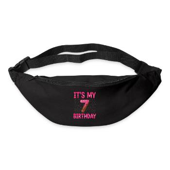 It's My 7th Birthday | Sprinkles Theme | - Bum bag - black - Front
