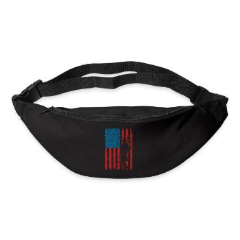 Joueur de cornemuse patriotique musicien cornemuse - Sac banane - noir - Devant