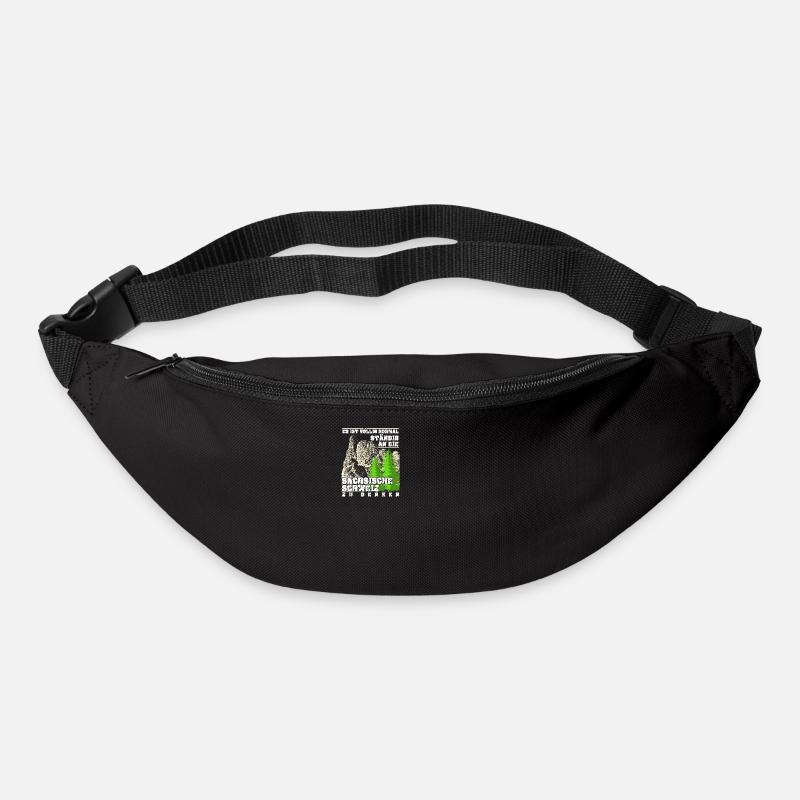 Elbsandsteingebirge Sächsische Schweiz - Gürteltasche - Schwarz