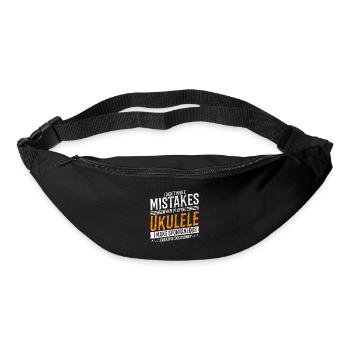 Ukulele Musikliebhaber Kreativer Ukulele-Spieler - Gürteltasche - Schwarz - Vorne