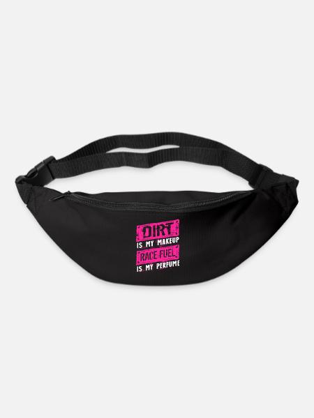 Dirt Ist Mein Make-up-Rennmädchen, Rennen - Gürteltasche - Schwarz