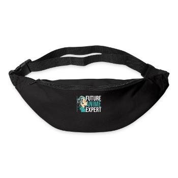 Future anime expert | Anime lovers | - Bum bag - black - Front
