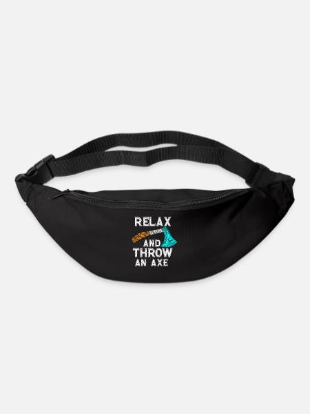 Lancer de hache, lancer une hache - Sac banane - noir