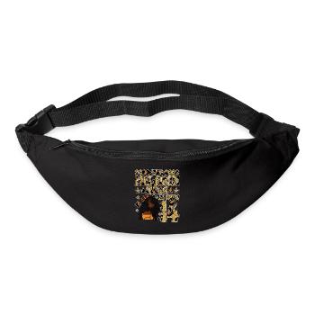 This melanin queen is now 14 black - Bum bag - black - Front