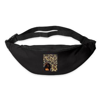 This melanin queen is now 18 black - Bum bag - black - Front