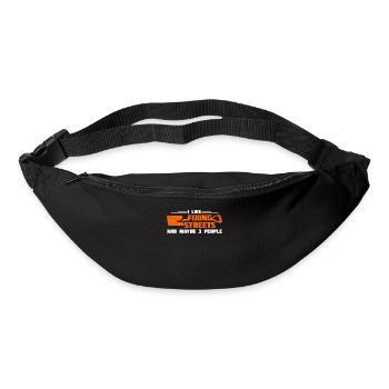 Constructeur de routes de garde routier Construction de routes - Sac banane - noir - Devant