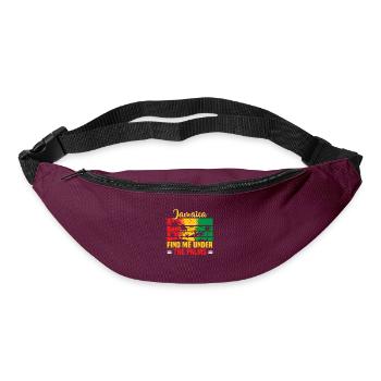 Jamaica Beach Holiday by the Sea Design Beach Motif - Sac banane - bordeaux  - Devant