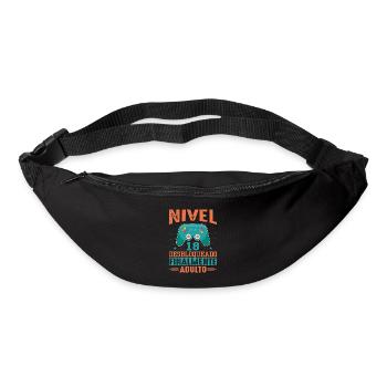 Niveau 18 Débloqué Anniversaire 18 Ans - Sac banane - noir - Devant