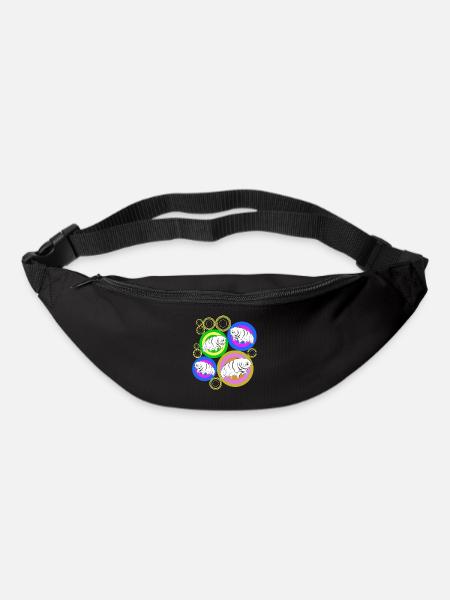 Tardigrade Retro Wasserbär Tardigrades - Gürteltasche - Schwarz