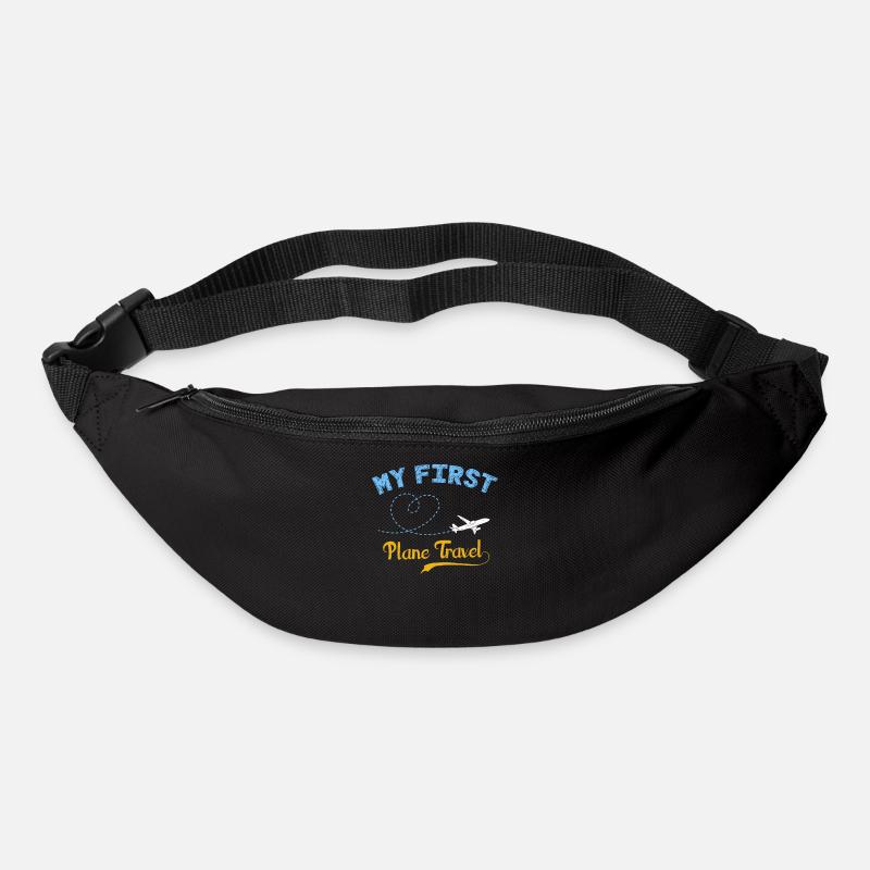 Erstes Flugzeug, Flugzeuge - Gürteltasche - Schwarz