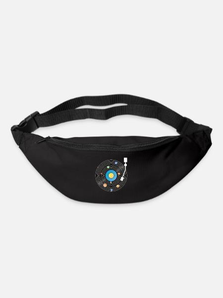 Solar System Vinyl Record - Gürteltasche - Schwarz