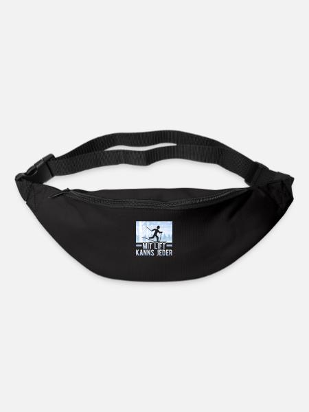 Langläufer Biathlon Skilangläufer - Gürteltasche - Schwarz