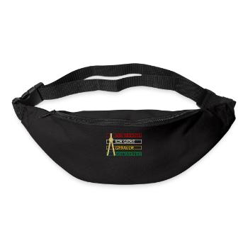 Architekt Architekten Architektur - Gürteltasche - Schwarz - Vorne
