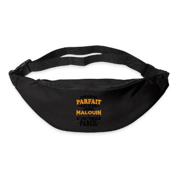 Pas Parfait Je Suis Malouin Et C'est Pareil - Sac banane - noir - Devant