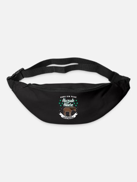 Huzule Reiter Pferd - Gürteltasche - Schwarz