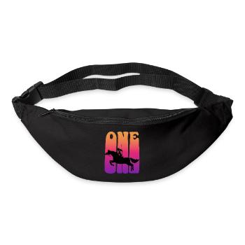 Girl riding, I am 1 year old, children 1. - Bum bag - black - Front