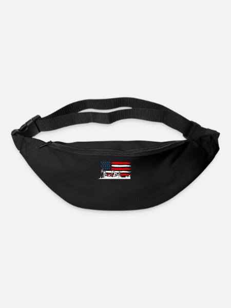 Champs pétrolifères américains, travailleurs des champs pétrolifères - Sac banane - noir