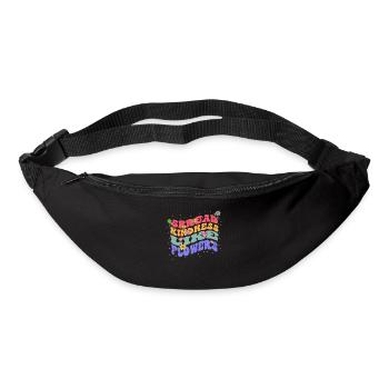 Spreading Kindness Like Flowers Bloom - Bum bag - black - Front