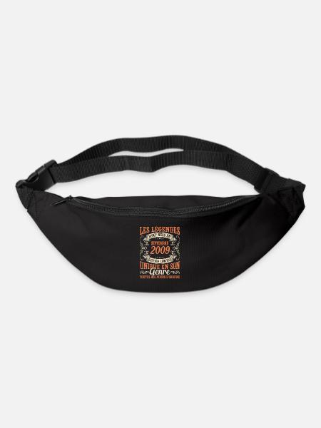 Anniversaire Vintage Idée Cadeau Septembre 2009 - Sac banane - noir